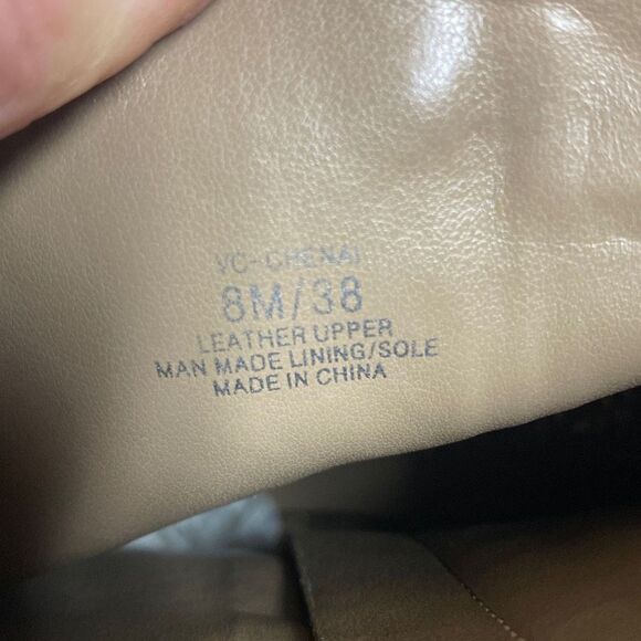 Vince Camuto Khaki Chenai Suede Booties Size 8 NEW - Picture 8 of 10